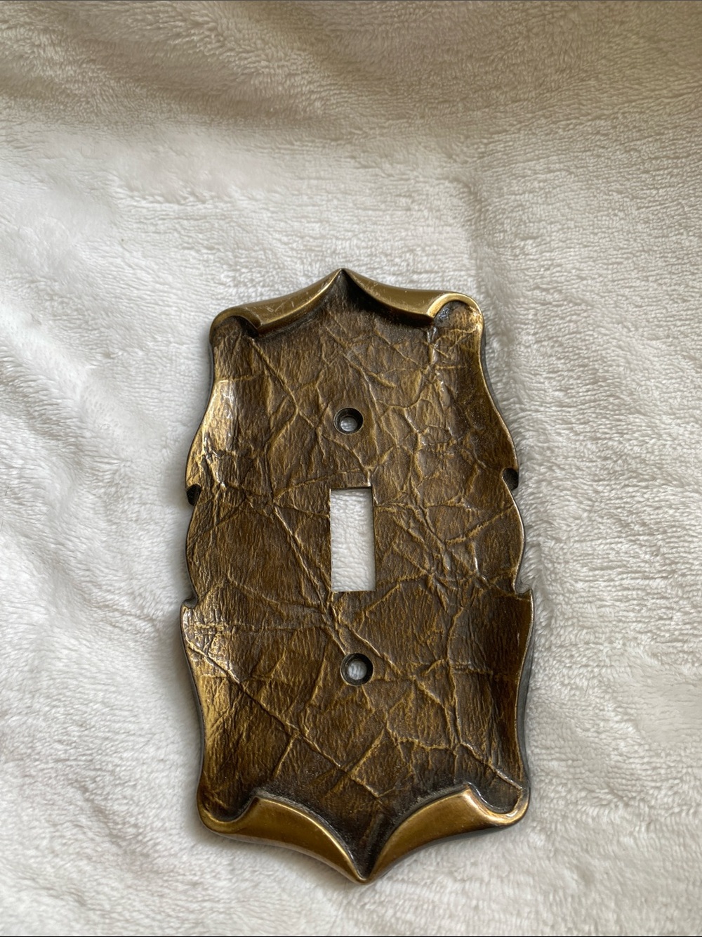 Vintage Amerock Carriage House Single Lightswitch Cover 1970s 1980s